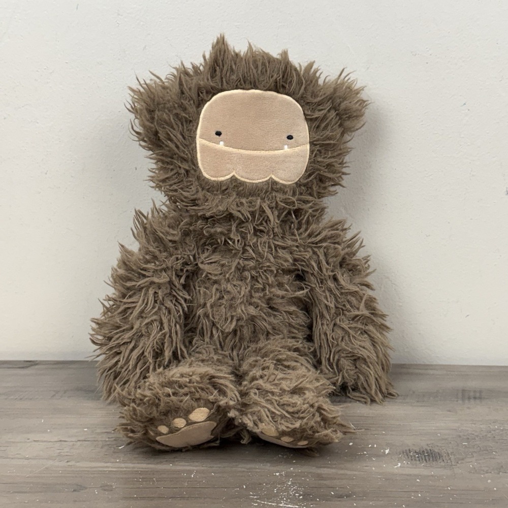 Slumberkins Bigfoot Stuffie Self‎ Esteem Ultra Plush OG Brown Stuffed Animal 16"